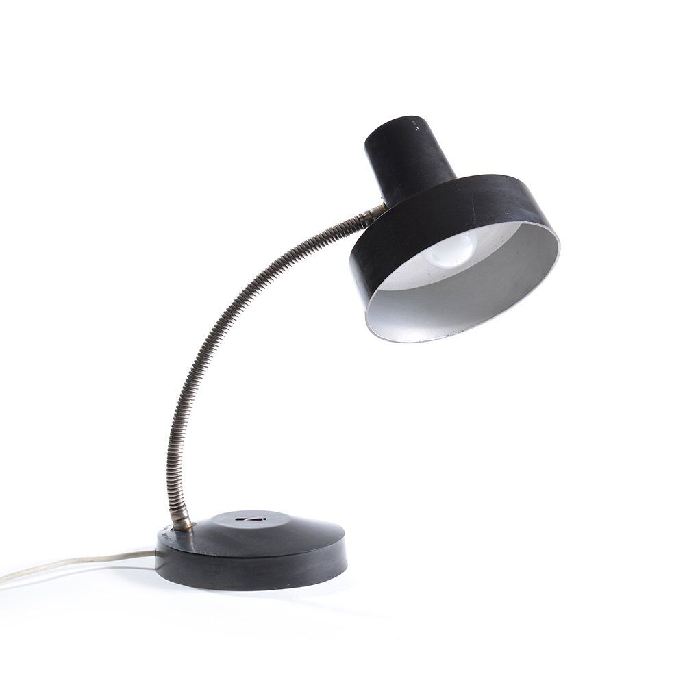 Black Bakelite Table Lamp by Elektrosvit, Type  1013.01, Czechoslovakia 1960s