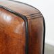 Luxury set of 4 comfortable dining chairs made of sheepskin leather