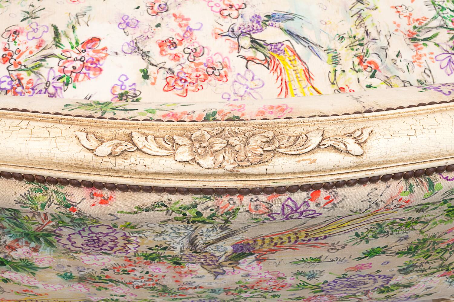 Vintage Upholstered Daybed