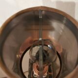 Art Deco mirror lamp, copper and glass