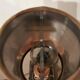 Art Deco mirror lamp, copper and glass