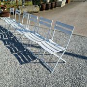 Folding iron garden chairs