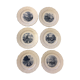 6 plates Delft series Moulin des loups & Hamage Nord