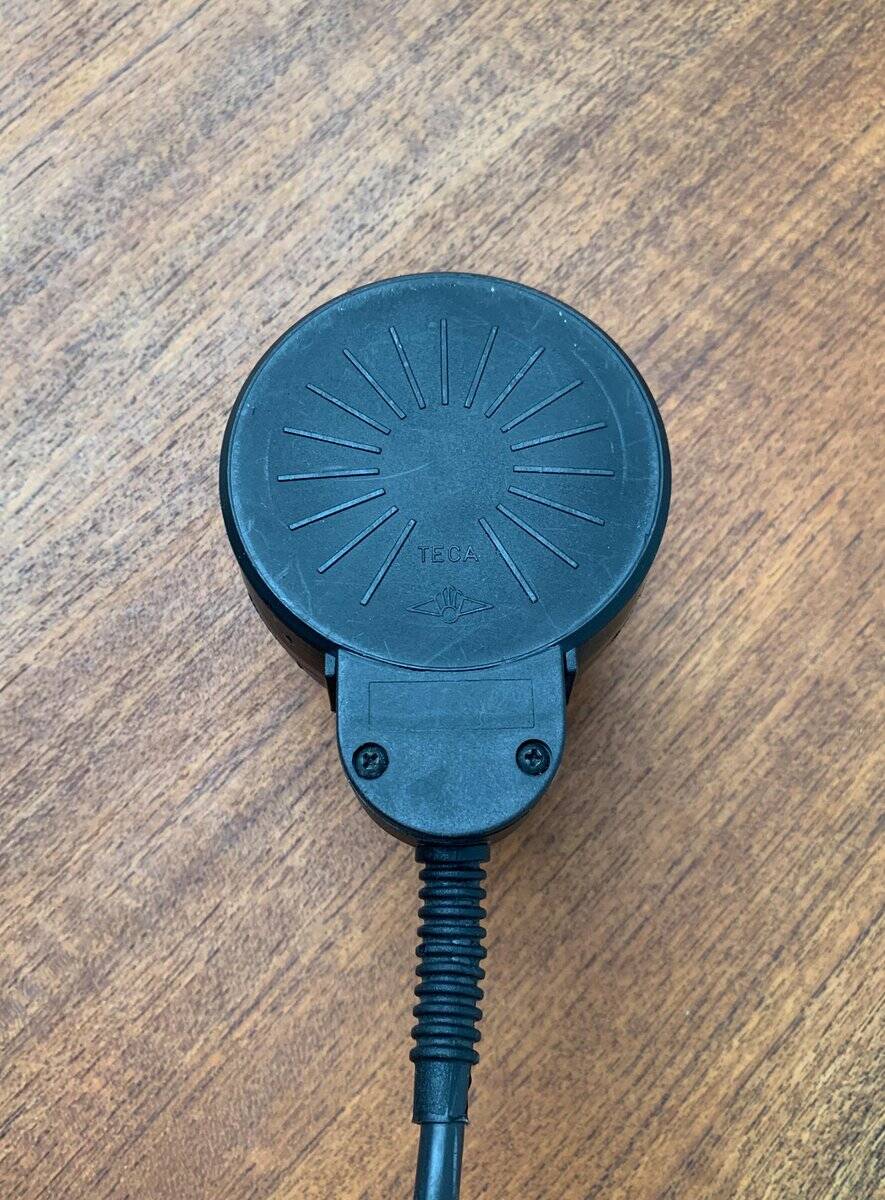 Postmodern glass mushroom table lamp, Italy