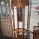 Art Deco coat rack wardrobe in solid oak