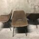 Set of 6 chairs "Tonneau" Pierre Guariche, Steiner Editions