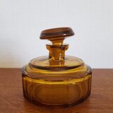 Old amber bottle