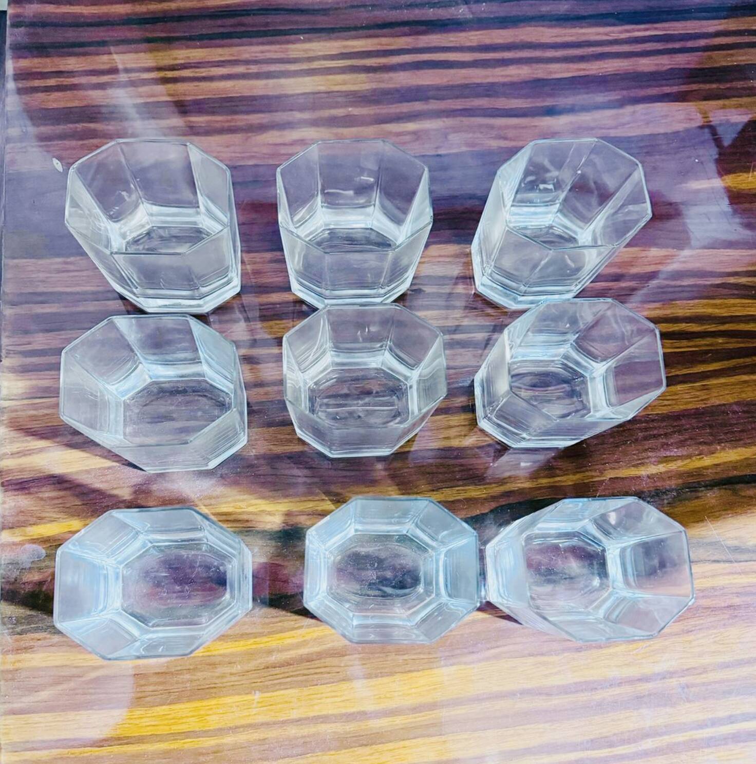 Set di 9  bicchieri Art Déco