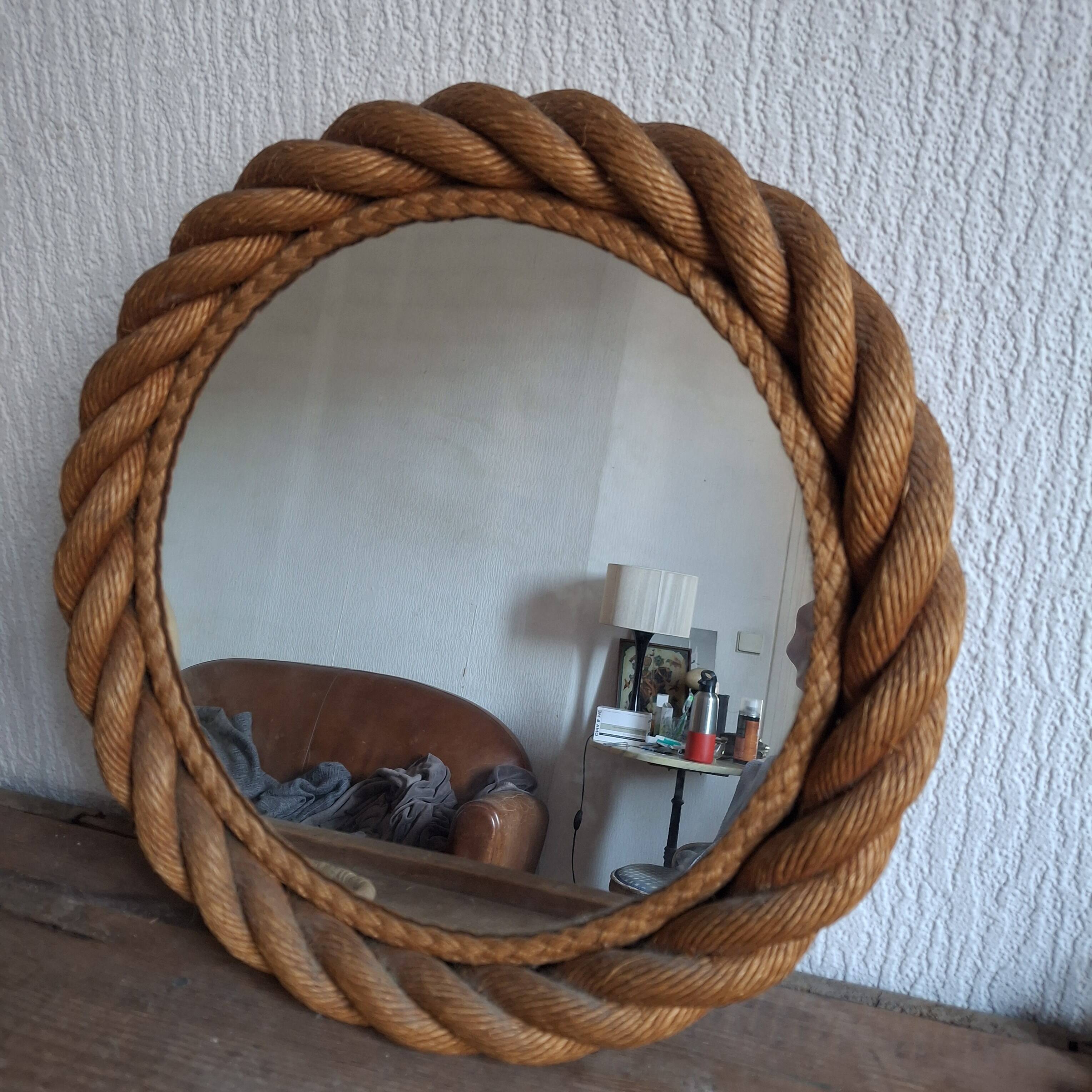 Rope mirror. Audoux Minet. 1960