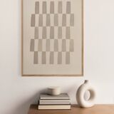 Painting 50x70cm abstract minimalist signed Eawy