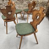 Lot of 4 bistro inn chairs from the 1970s