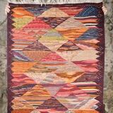 Kilim berbère multicolore, Maroc