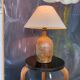 Lampe grès émaillé vintage années 60