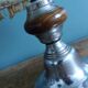 Lampe de chevet métal et bois