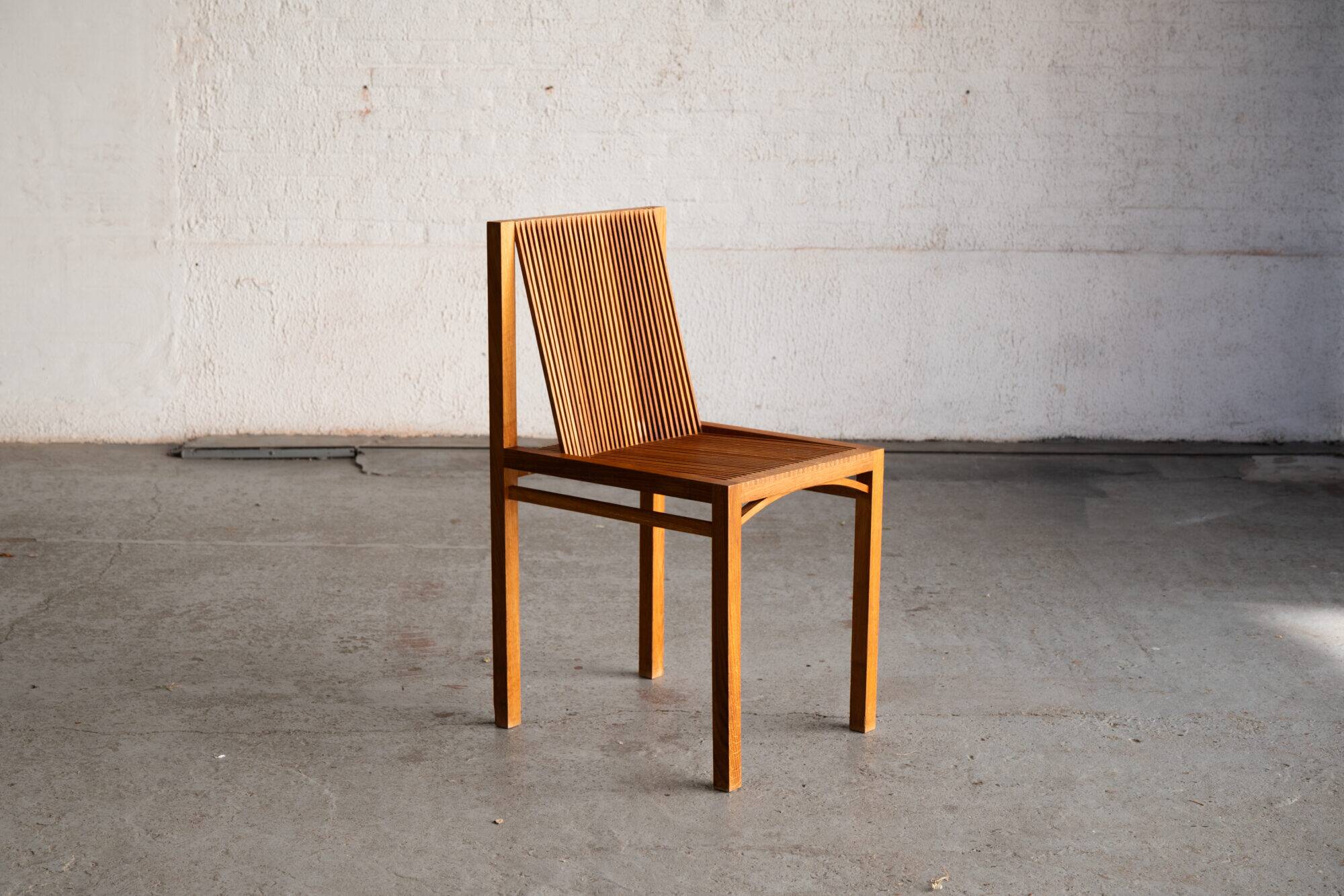 Chaise latérale 'Latjesstoel' par Ruud-Jan Kokke