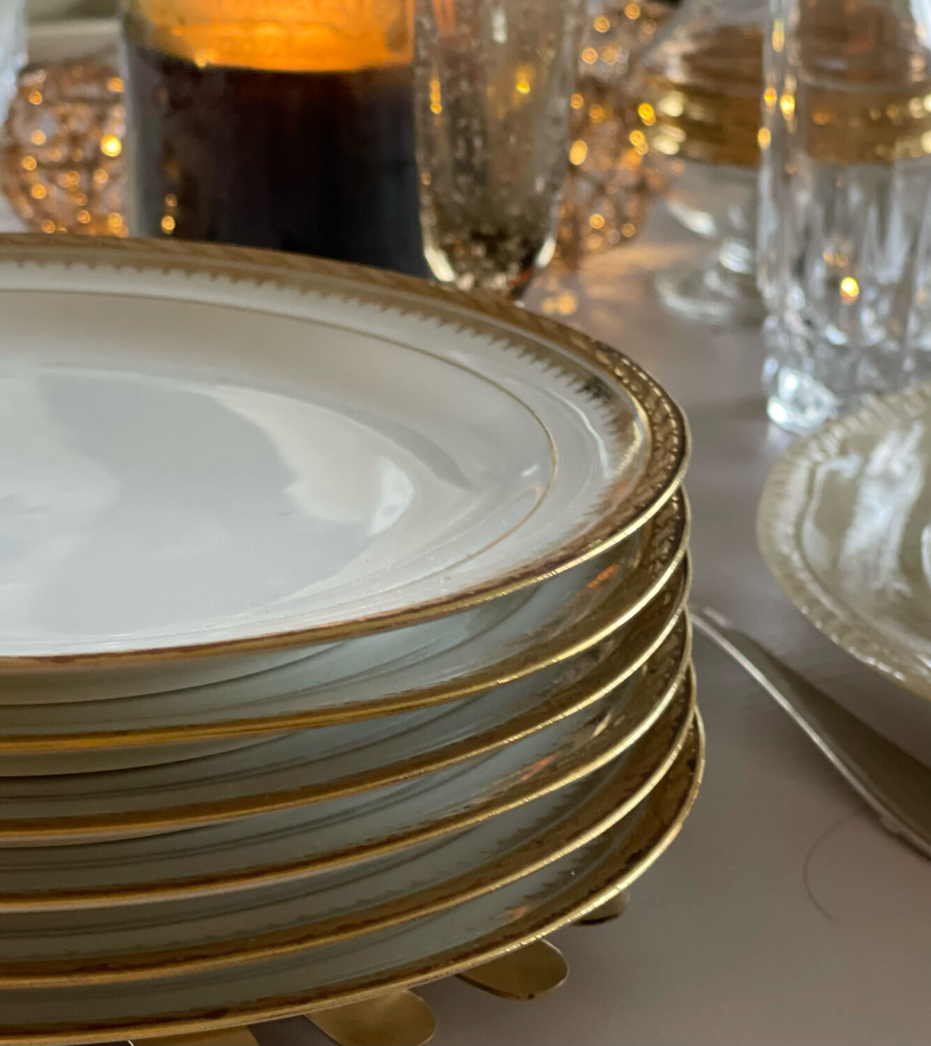 6 dessert plates Limoges France