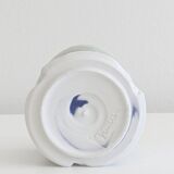 Handcrafted glazed ceramic mug, signed