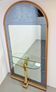 Vintage Floor Mirror with Console Table from Cristal Art, Italy, 1960s