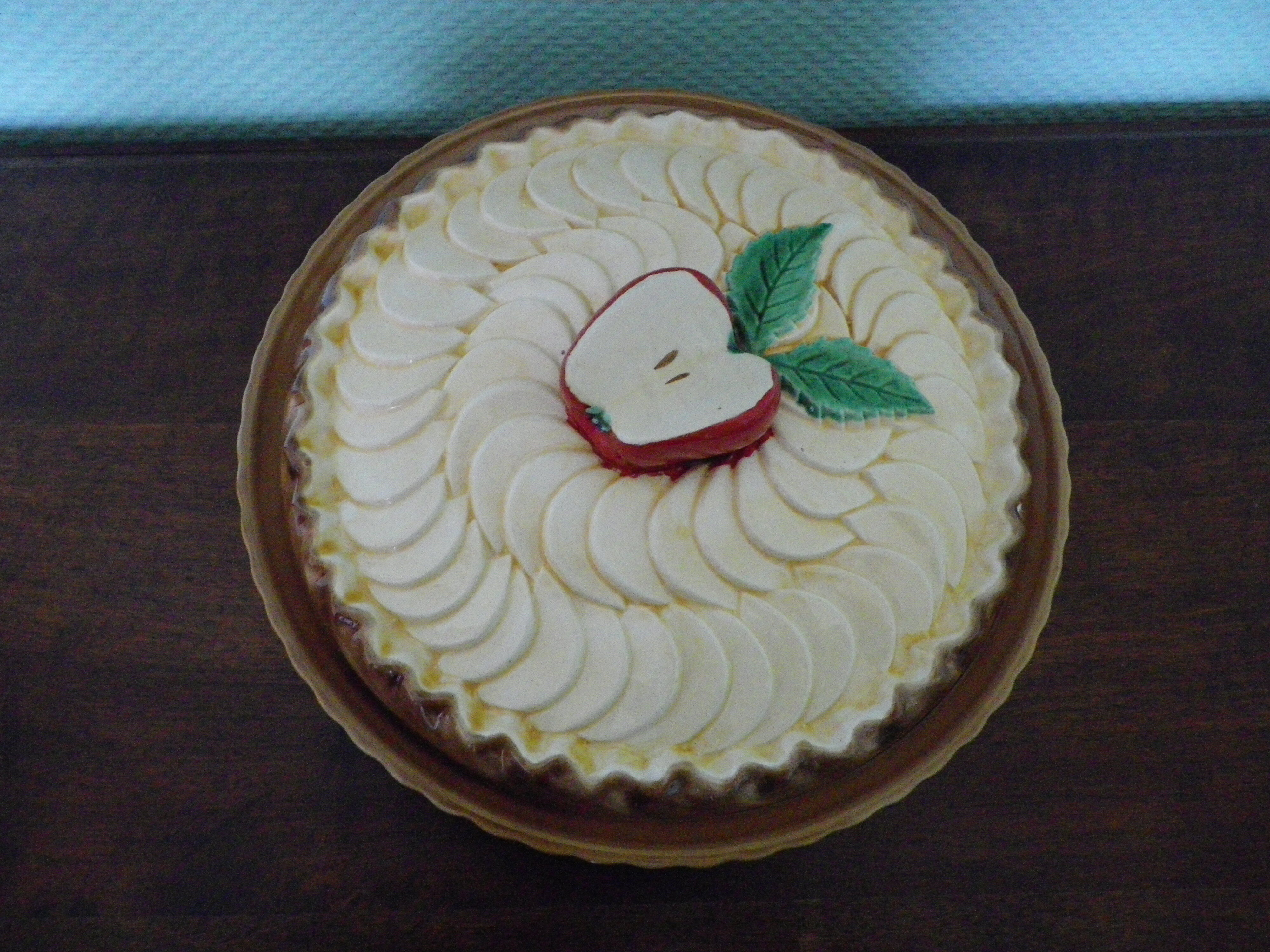 Plat De Presentation A Gateau Et De Decoration Terre Cuite Barbotine Selency