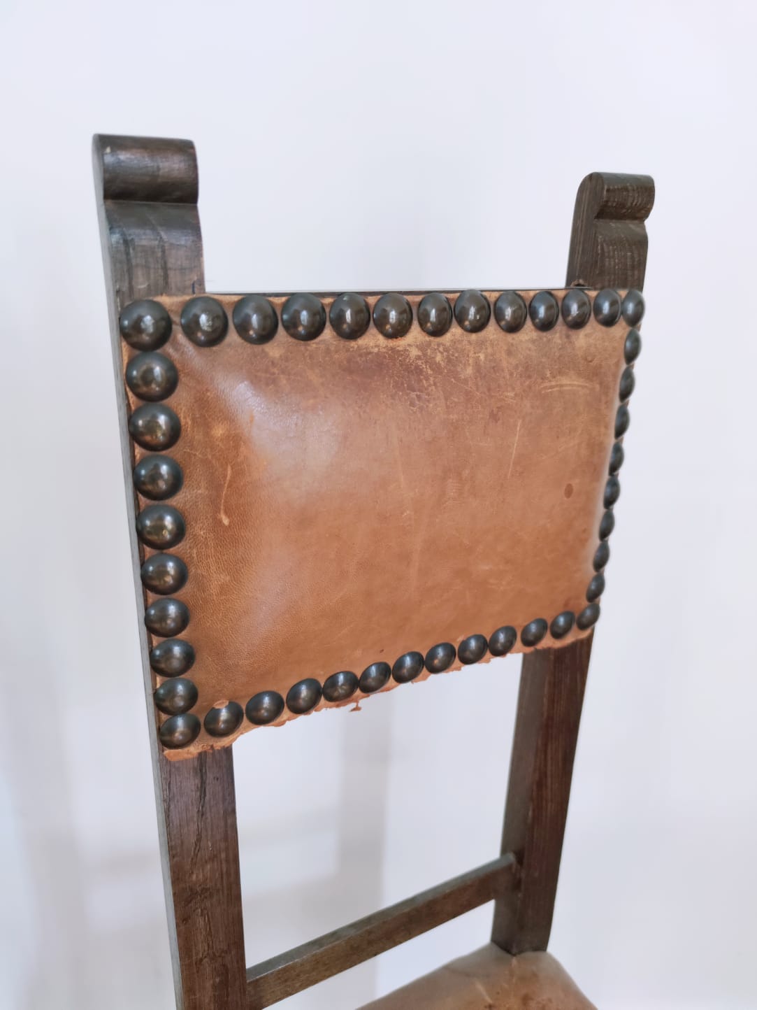 Paire de chaises étroites début XXe