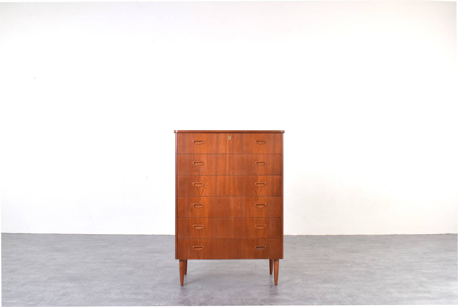 Mid-Century Danish Teak Chest of Drawers, 1960s.