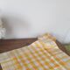 6 serviettes de table anciennes en coton damasse
