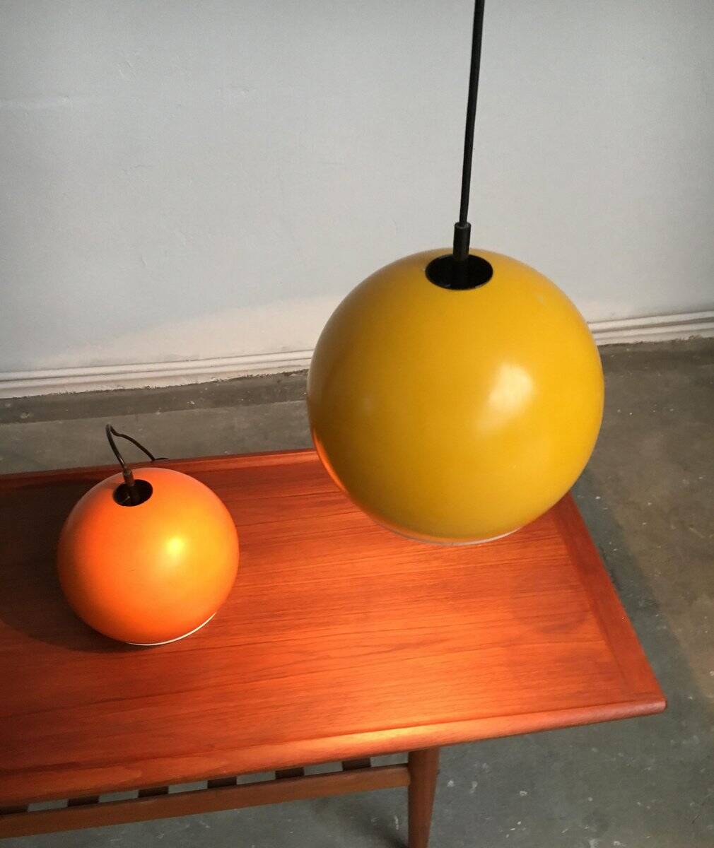 Mid-century space age lustre, set of 2