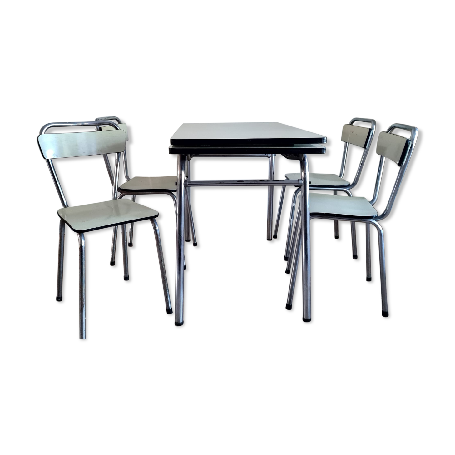 Formica extendable table & chairs