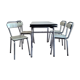 Formica extendable table & chairs