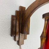 Wall lamp lantern art deco wood