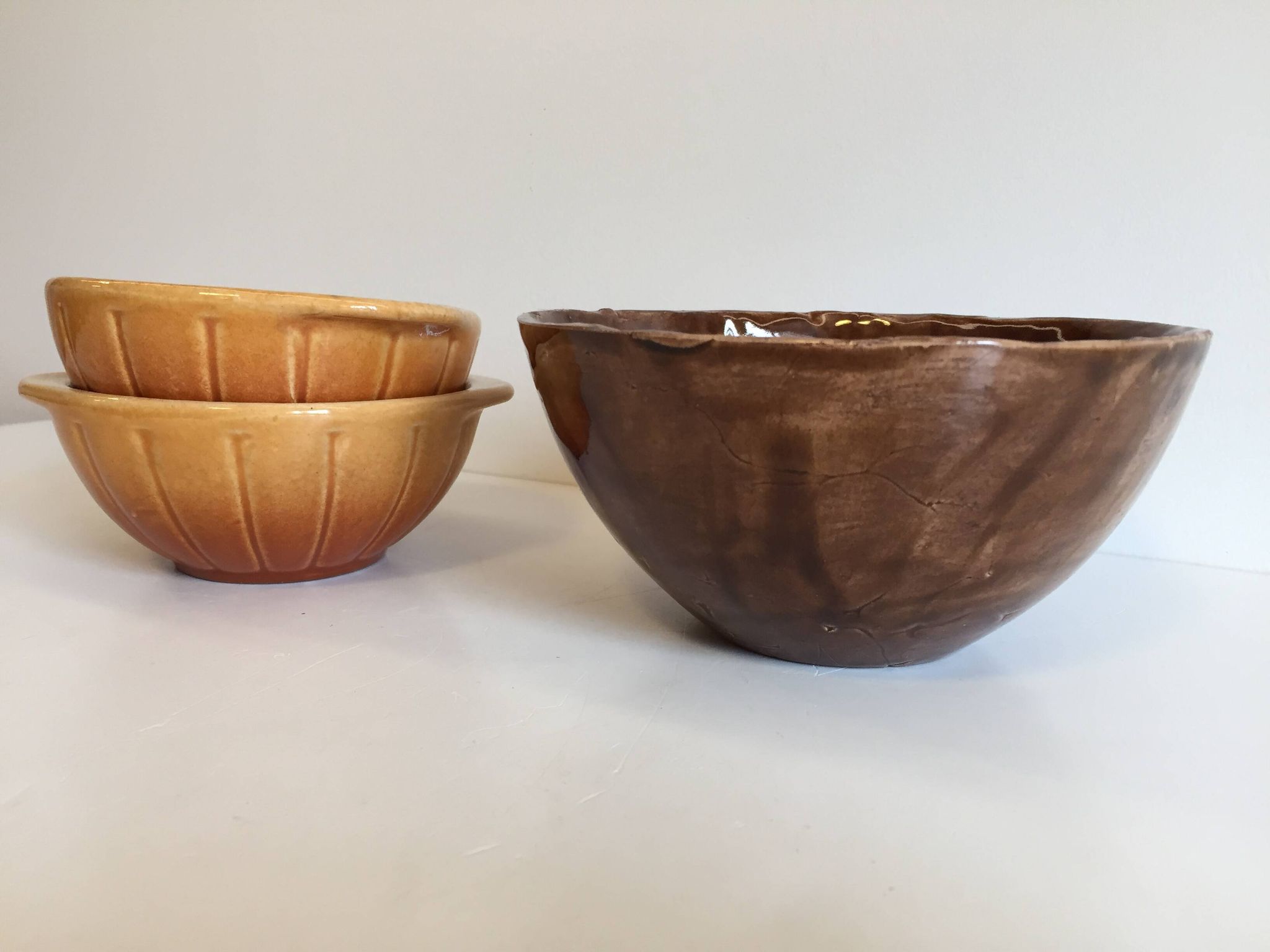 Antique Bowls with Handles DUROFEU / SDEL