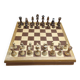 Jeu d'échecs en bois noble vintage 