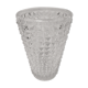 Diamond tip glass vase