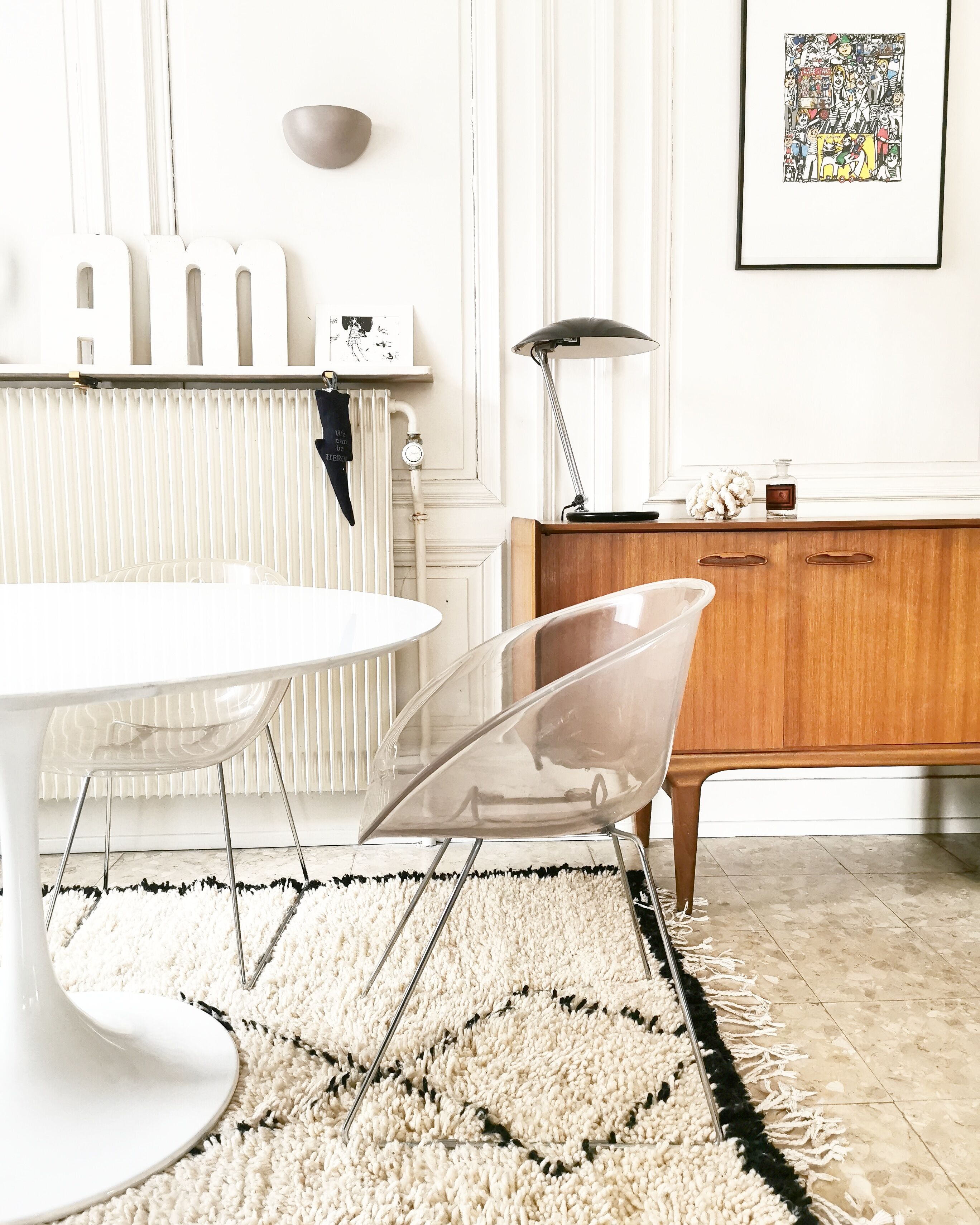 Table foot tulip Raymond Loewy 