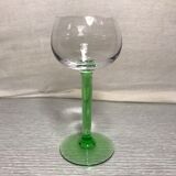 Series of 8 wine glasses