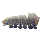 Daum Nancy crystal glassware set