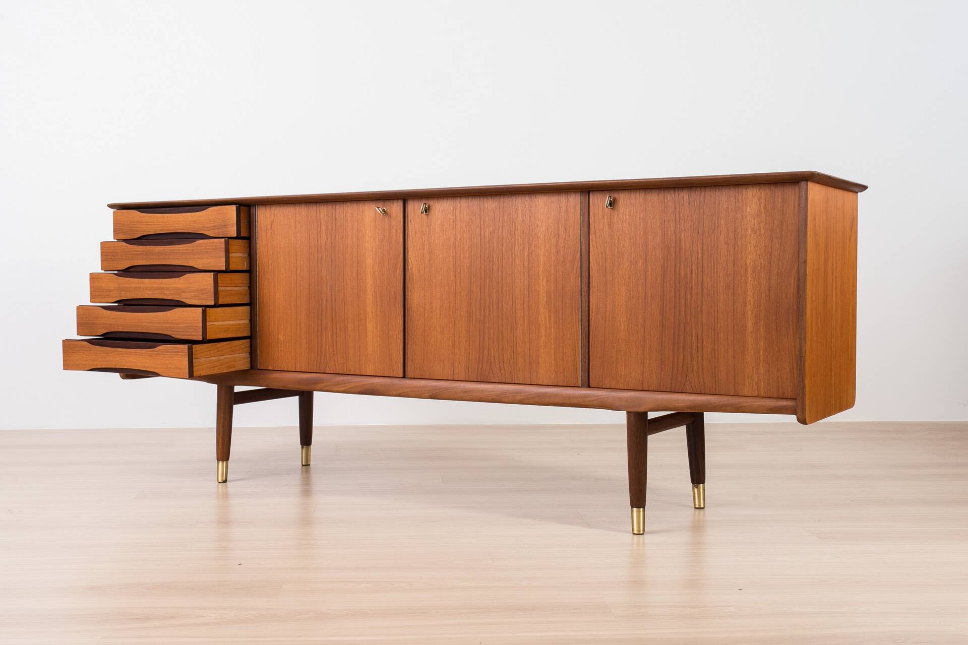 Teak Sideboard by Brødrene Sörheim, Norway, 1960s