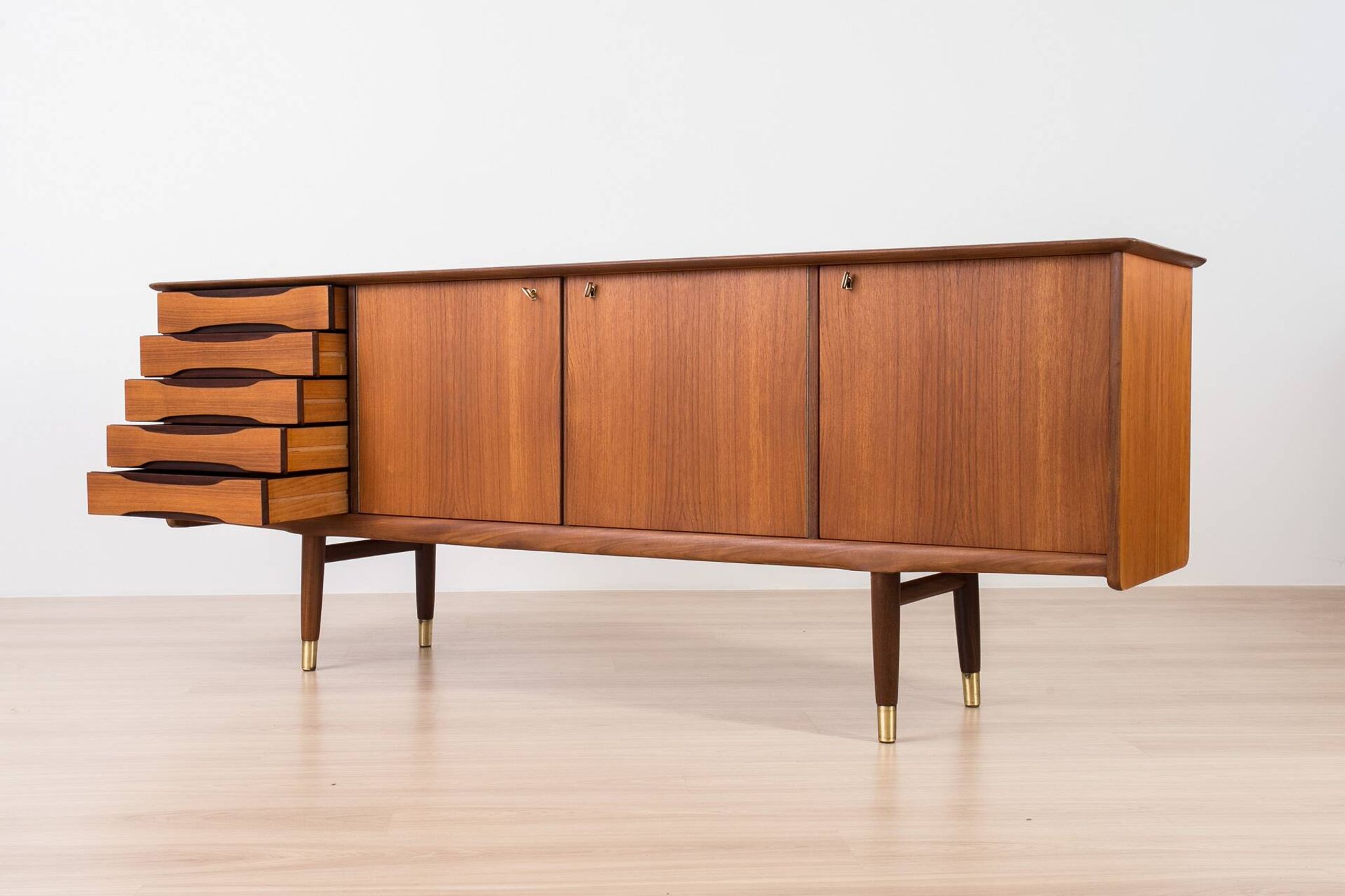 Teak Sideboard by Brødrene Sörheim, Norway, 1960s