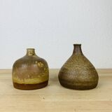 Pair of vintage stoneware vases