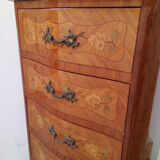 Chest 5 drawers inlaid