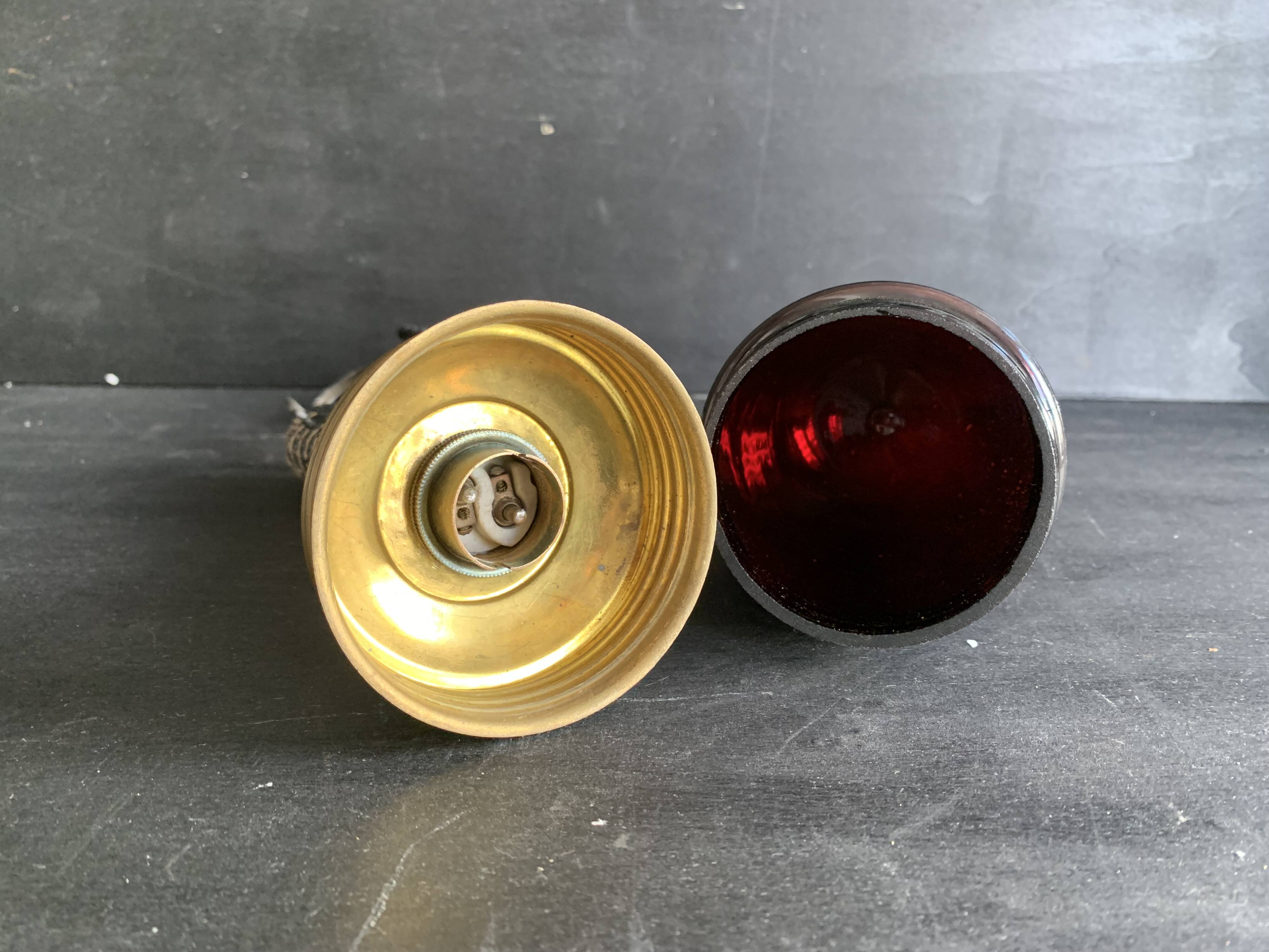 1950s Photographer's Darkroom Lamp