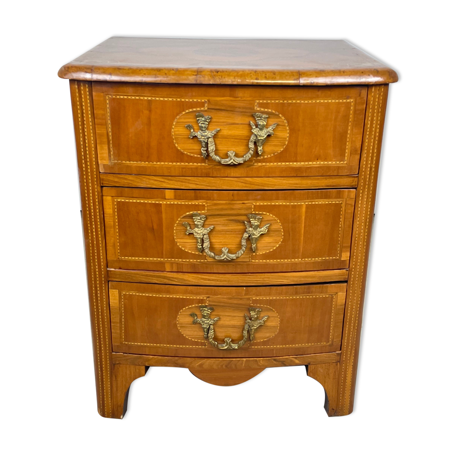 Inlaid drawer cabinet