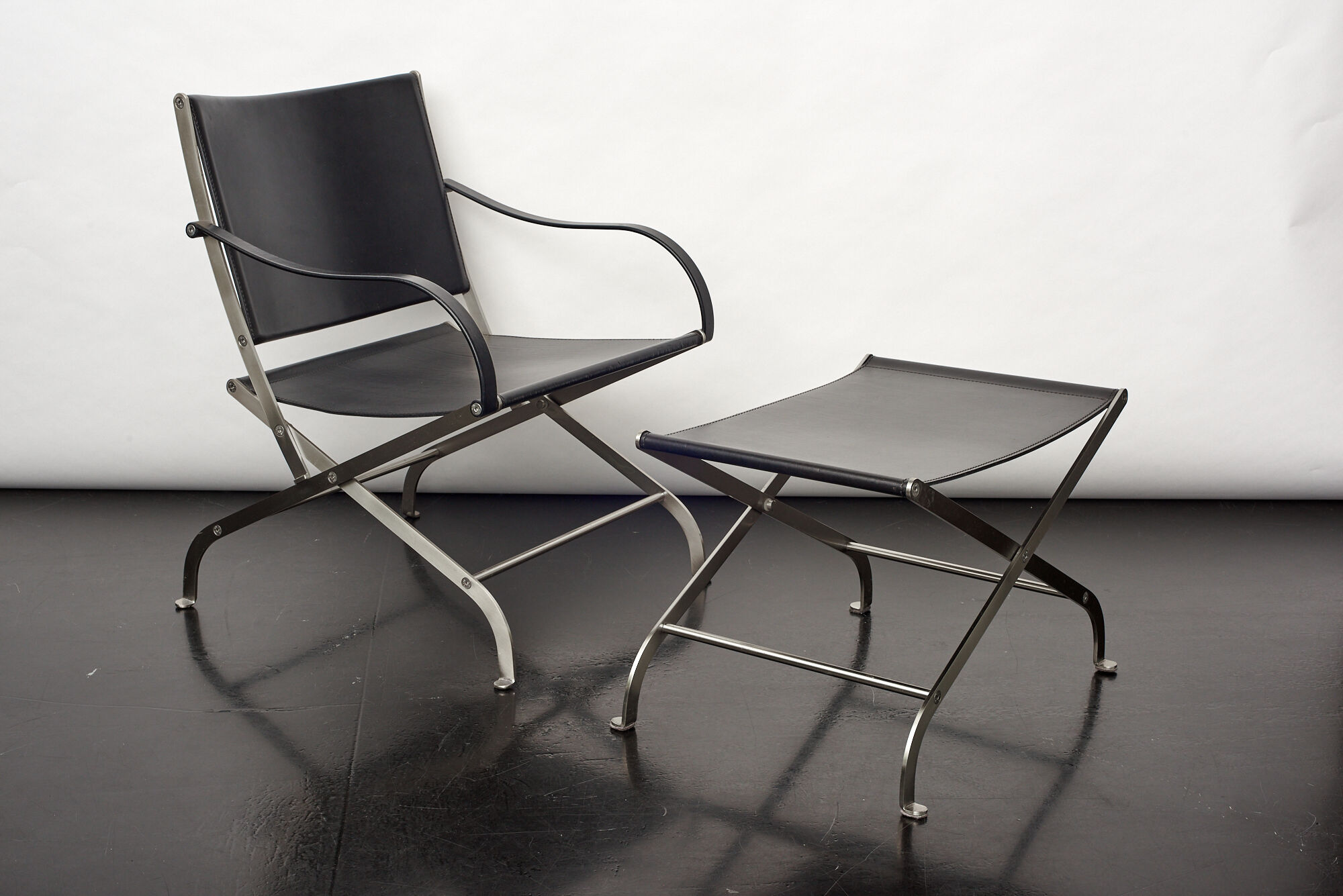 Carlotta armchair & footstool designed by Antonio Citterio for Flexform in 1997
