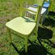 Série de 4 chaises Baumann en bois pastel