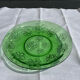 Vintage green Vereco hollow dish