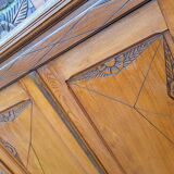 Grande armoire art déco, meuble penderie ancien