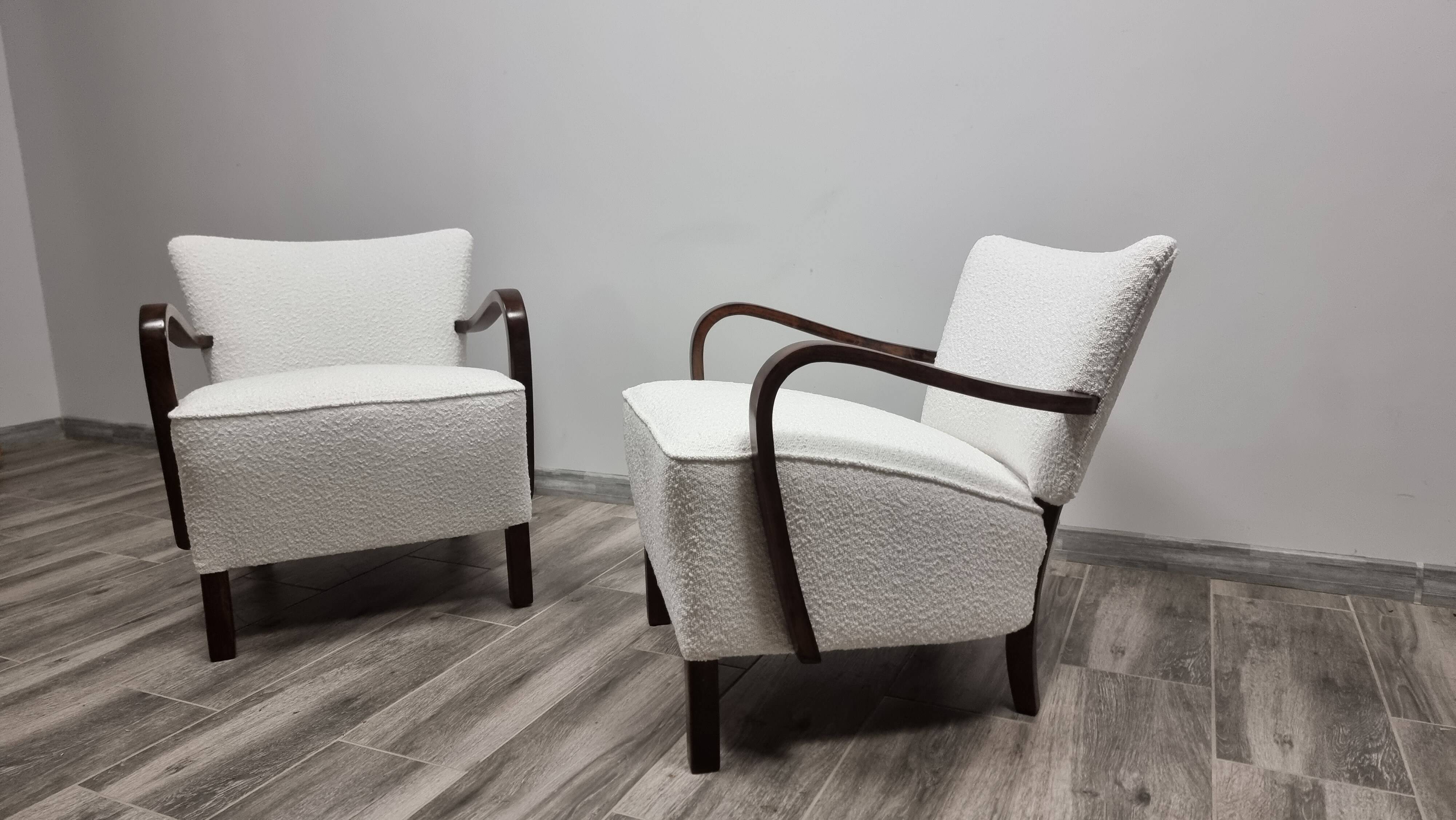 Armchairs by Jindřich Halabala, 1950s, Set of 2