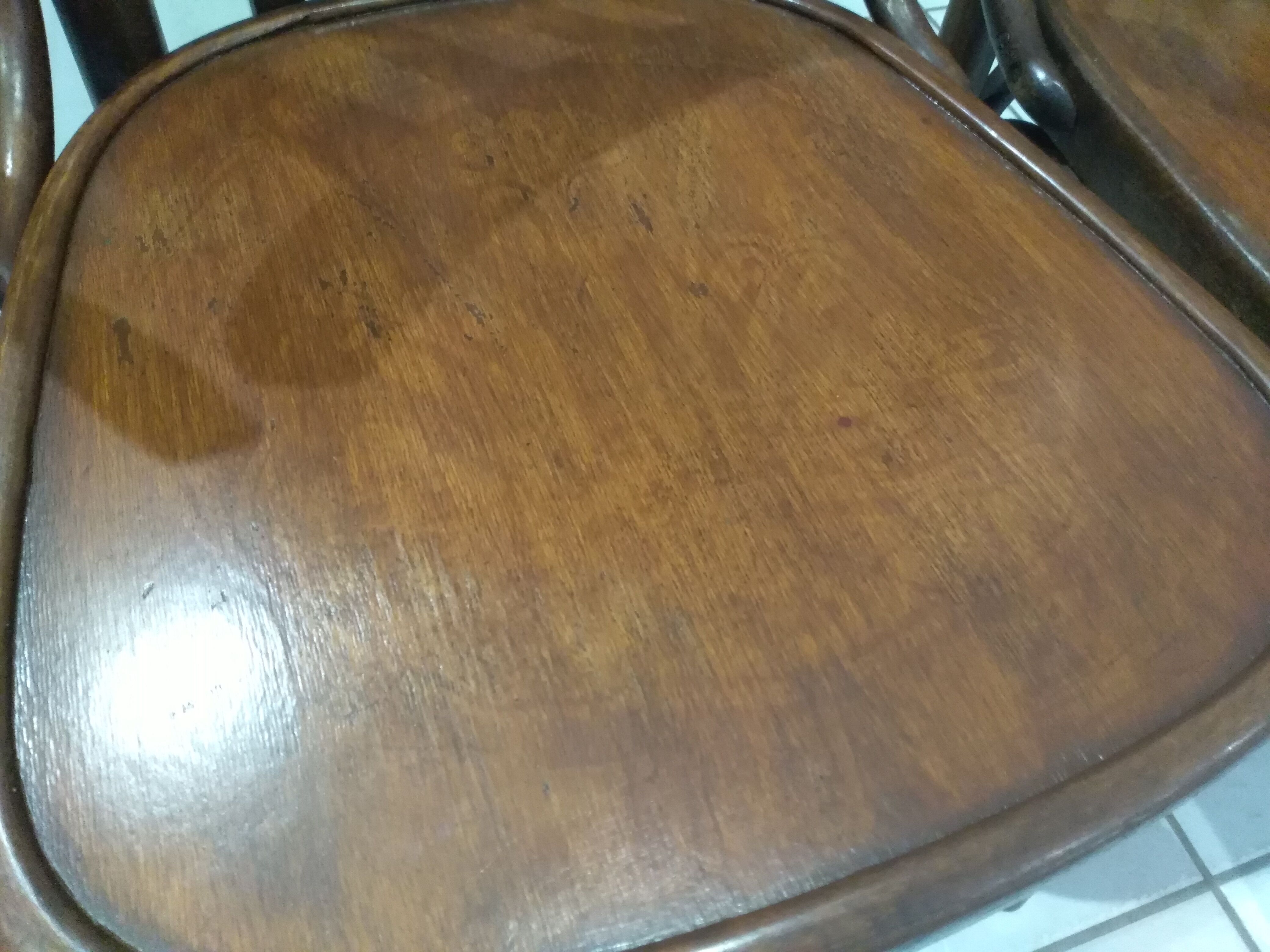 Suite of 6 chairs of Vintage Bistrot 1960s