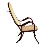 Thonet No. 1 Bentwood and Webbing Folding Arm Chair
