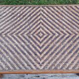 Rattan folding coffee table